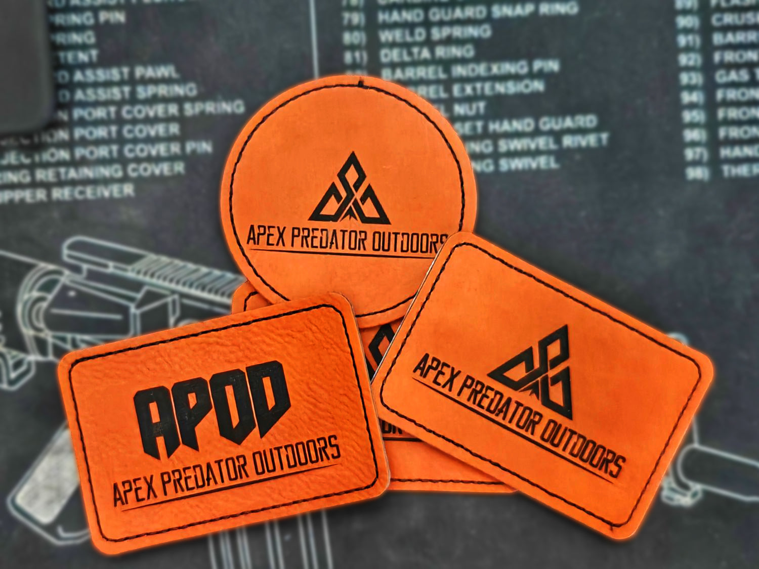 APOD Leather Morale Patches